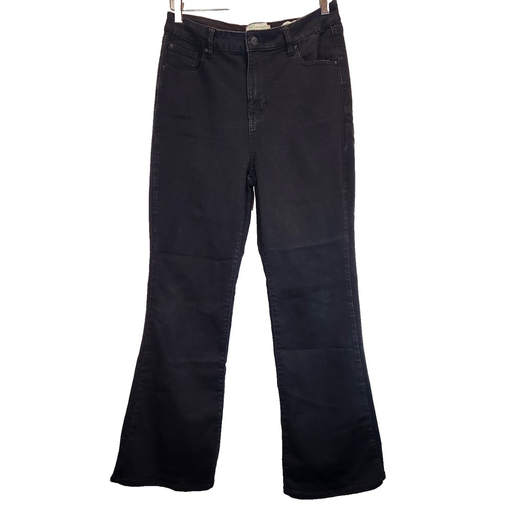 RE Generation by Celebrity Pink Black Flare Jeans High Raise Women`s Size 13/31